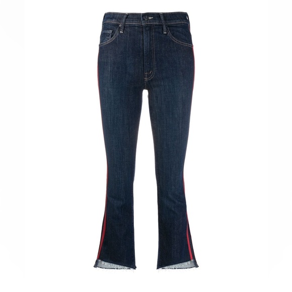 Mother Insider Crop Step Fray speed racer jeans 25 - Picture 4 of 14